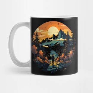 I'd Hike That Autumn Mountain Graphic Mug